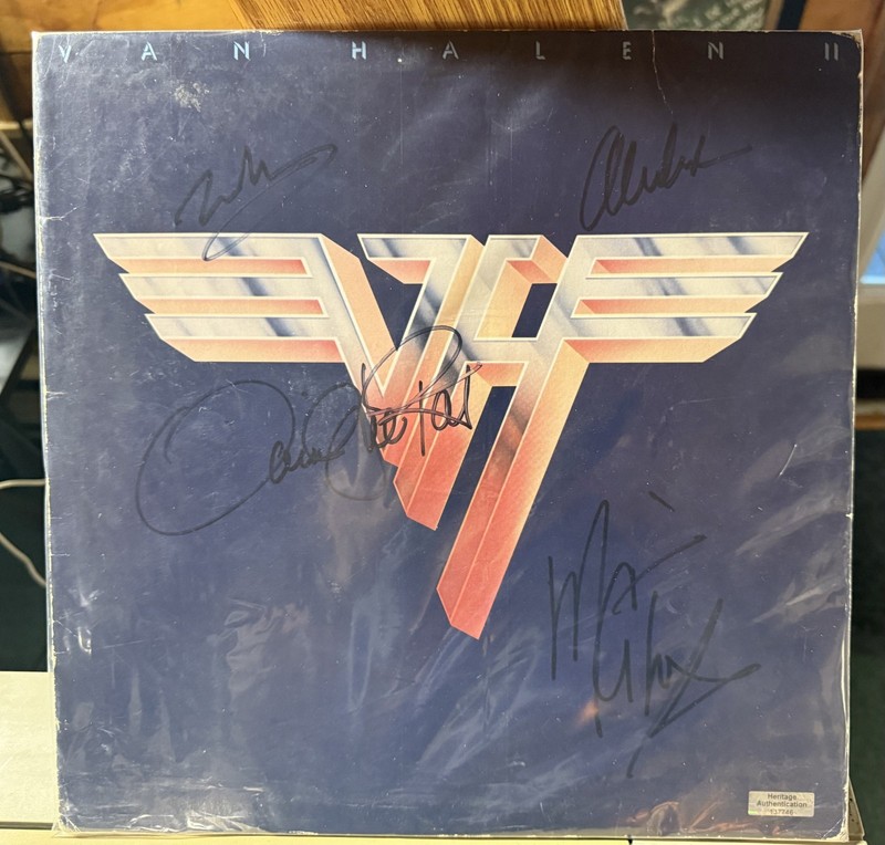 Van Halen II SIGNED 4X w/COA