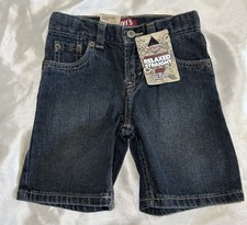 NEW TAGS 2009 LEVI  S ADJUSTABLE RELAXED STRAIGHT JEAN 549 SHORTS YOUTH 18 MONTHS