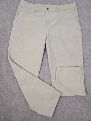 Lululemon ABC Pants Mens 36x28 Beige Warpstreme Stretch Performance Chino Golf
