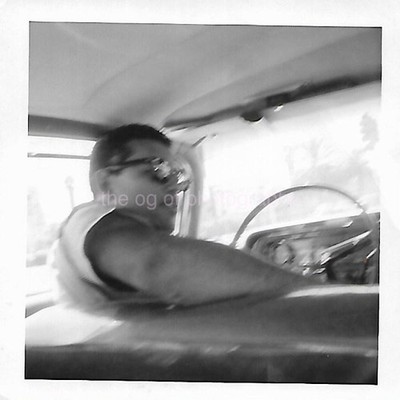 HOW THEY ROLLED Vintage FOUND 20th CENTURY PHOTO Black+White ORIGINAL 57 44 E