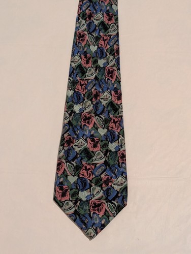 A. Picci Seta di Como Made in Italy 100% Silk Men's Necktie abstract Floral