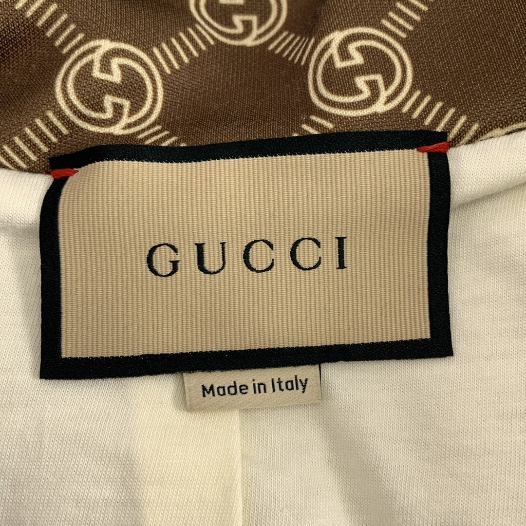 GUCCI Interlocking G Total Pattern Sherry Line Cropped Track Jacket Used KLDR-0 thumbnail 6