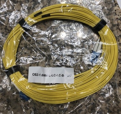 Corning Plus Fiber Optic Cable DXSMLCSC-8M ISE10New 45 Ft