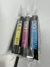 Epson 212 Ink Cartridge Set Cyan Magenta  Yellow New Sealed