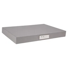 Bigso Sven Fiberboard Classic Hinged Document Box - File Organizer for Important