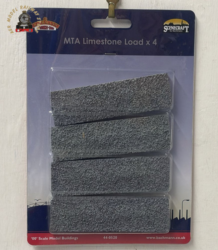 Bachmann 44-0520 Scenecraft Kalksteinladungen für MTA Waggons (x4) - OO | Condition: New