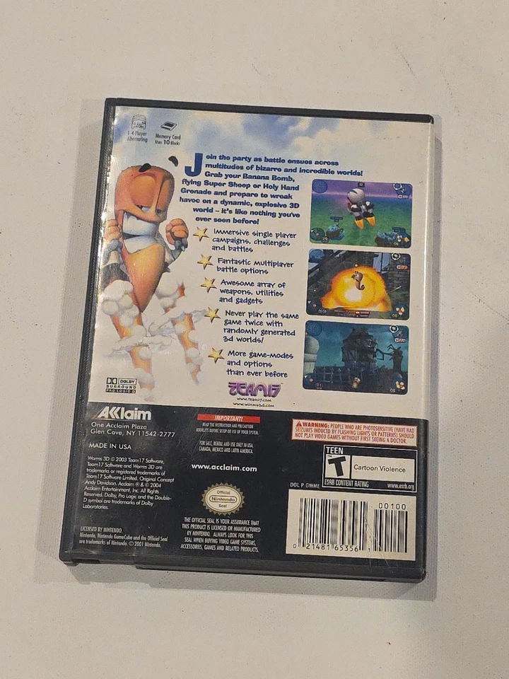 Worms 3D (Nintendo GameCube, 2004) Foto 2 de 4