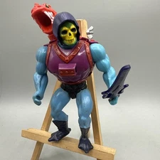 Vintage 1984 Mattel MOTU Dragon Blaster Skeletor Figure Near Complete!