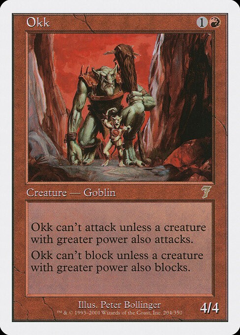Okk NonFoil Seventh Edition 204 NM MTG