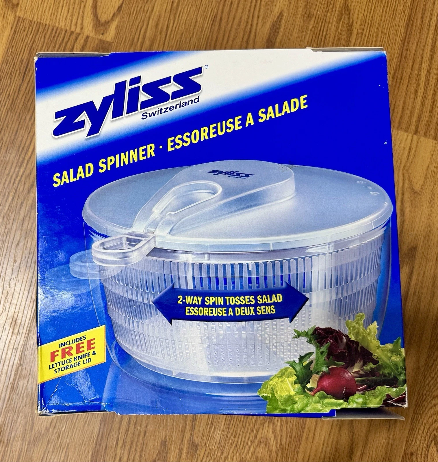 🔥 BRAND NEW IN BOX Zyliss Salad Spinner w/ Accessories Made in Switzerland
Opens in a new window or