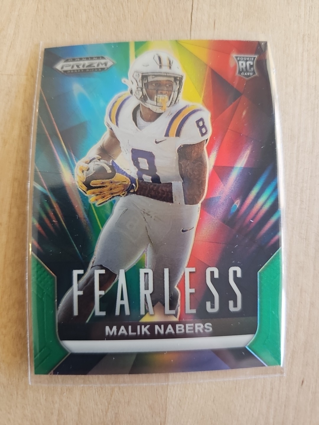 2024 Panini Prizm Draft Picks - Fearless Malik Nabers #F-MN Green Prizm (RC)