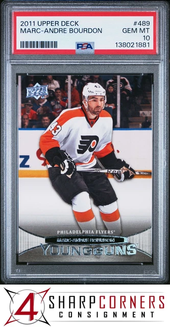 2011 Upper Deck #489 Marc-Andre Bourdon RC Young Guns Pop 3 PSA 10