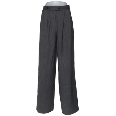 Massimo Dutti, Stoffhose, Größe: 34, Grau, Elasthan/Polyester, Fischgräte #Rll