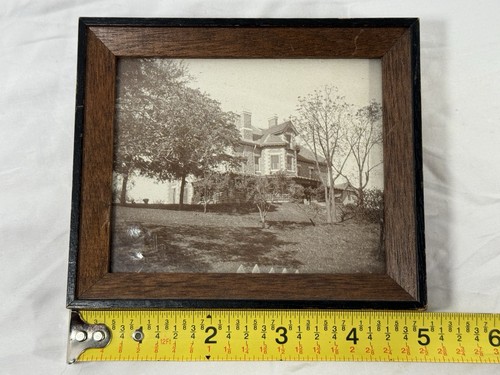 Antique Framed Photograph Small 5” House Maplehurst June 19 1896 Thorold Ontario - Picture 3 of 4