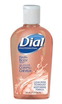 Dial Professional Shampoo&Body Wash Peach Scent 7.5 oz. DIA04014 1 Each