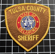 Tulsa County Sheriff State of Oklahoma Collectible Police Patch - Single Patch