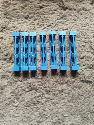 Lego 95347 Stütze 2x2x10 schwarze Trägersäule x 7 blau 