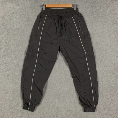 Alpha Industries Track Pant Adult Unisex Small S Gray Warmup Convertible Zip Off