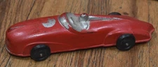Vintage Arcor Play Safe Streamline Red Toy Race Car