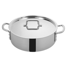 Winco TGBZ12 12 Qt S/S Brazier w/Cover