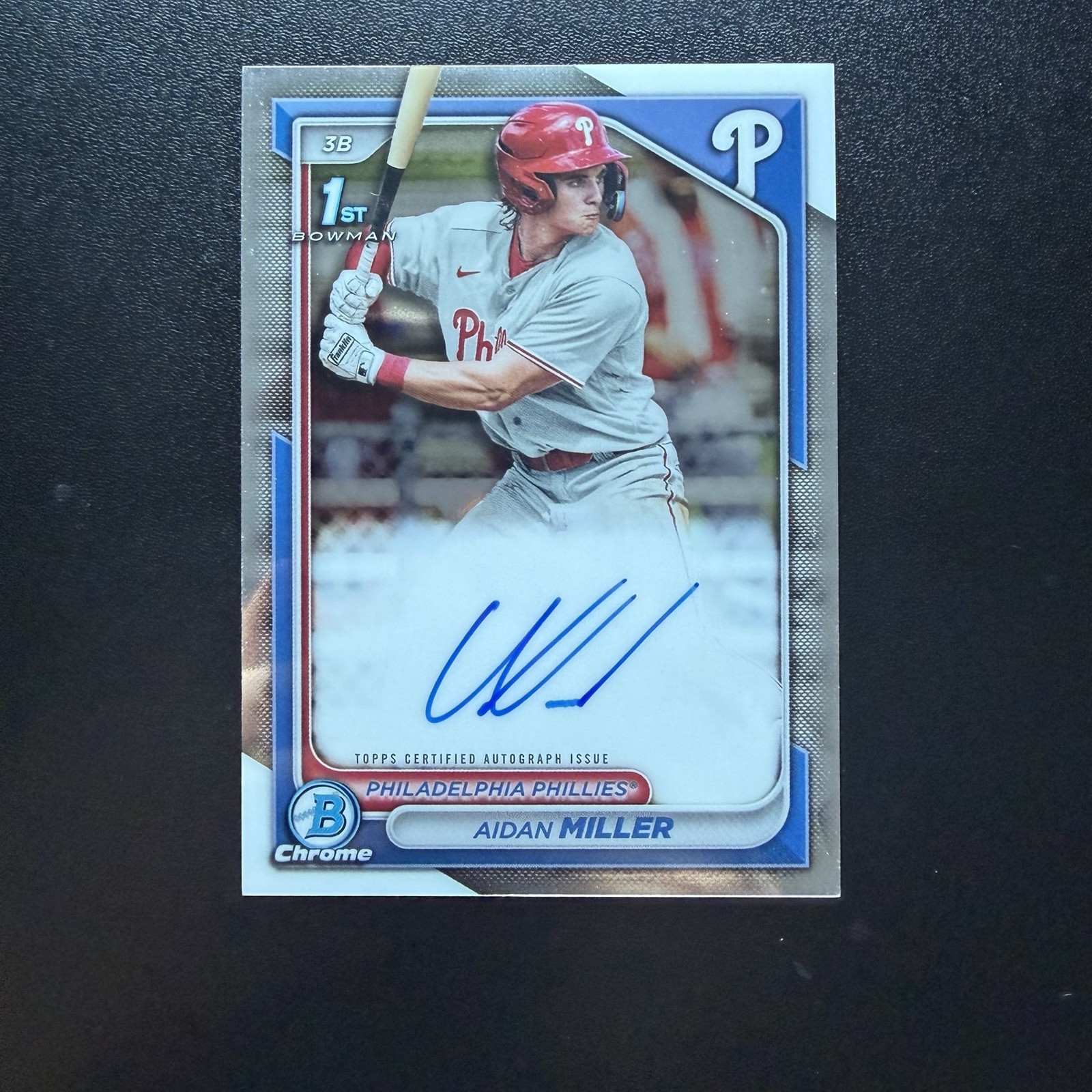 2024 Bowman - 1st Chrome Prospect Autographs Aidan Miller #CPA-AMI (AU, RC)