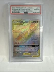 2019 Pokemon SM Reshiram Charizard Tag Team Secret Rare #217/214 PSA 8