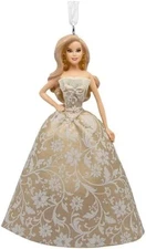 Hallmark Mattel Holiday Barbie 2025 Christmas Ornament, Gifts for Barbie Fans