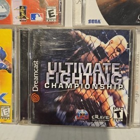 Lot 5 Game Dreamcast Baseball 2k1 NFL 2k Tony Hawk Pro Skater UFC Championship