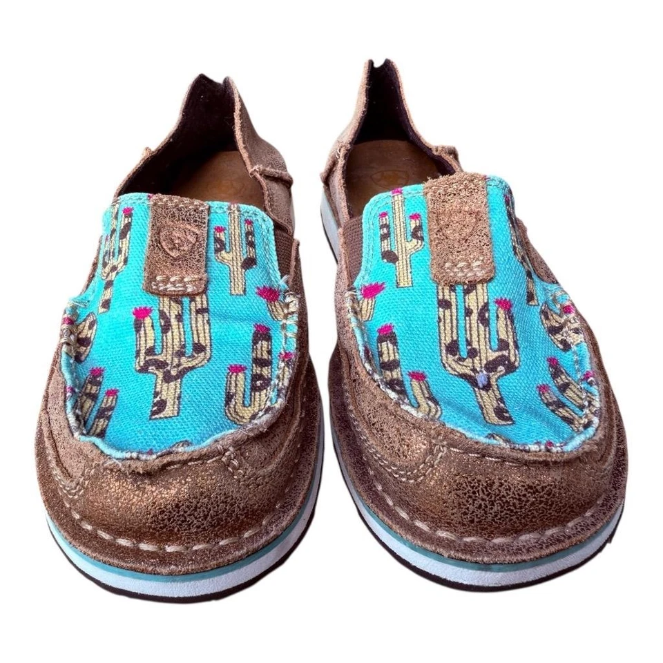 Ariat Cruiser Metallic Bronze Cactus Loafer Women size 7 - Image 3 of 4