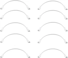 RTNLIT T5 T8 LED Tube Connector Cable, 1Ft Extension Linkable Cord, 3Pin Lamp Co