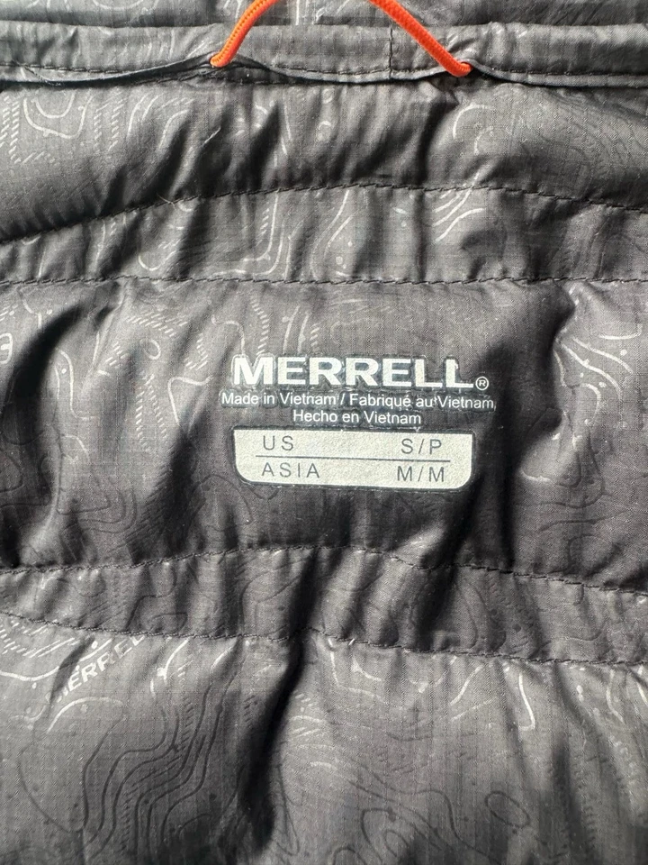 Merrell Women’s Micro Puffer Jacket Size S – Gray Lightweight Outdoor Coat - Image 4 of 4