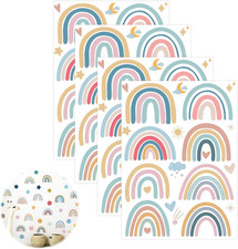 Carta Da Parati Bambini Cameretta Bambina Adesivi Murali Arcobaleni,Adesivi Da P