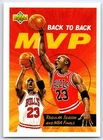 1992-93 Upper Deck - MICHAEL JORDAN Back to Back MVP #67 Card - 1b