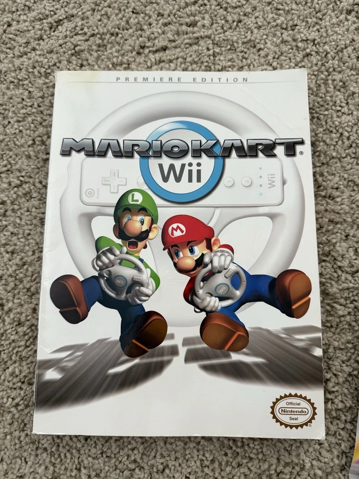 Mario Kart Wii Premiere Edition Prima Game Strategy Guide Book Poster - Image 2 of 3