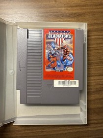 Vintage Nintendo NES American Gladiators Game W/rental Box From Video Towne 