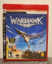 Warhawk PS3 Video Game 2007 Sony Greatest Hits Red Case Tested/Worki (FVS032897)