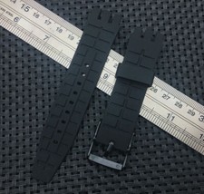 Cinturino orologio 20*24mm gomma siliconica per Swatch IRONY SCUBA 200
