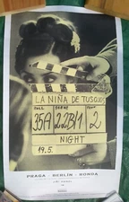 La Nina Art exhibition poster promo spain 41 x 68   EX artistic Spanish