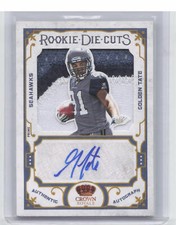 2010 Crown Royale #16 Golden Tate Rookie Die-Cuts Patch Auto #07/10 SSP