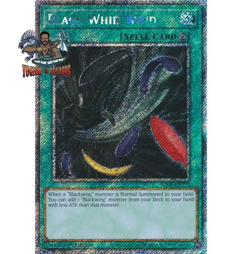 Yugioh! 1x Black Whirlwind RA03-EN219 Platinum Secret Rare 1st Ed NM
