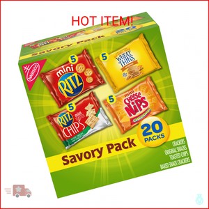 ritz savory cracker nabisco wheat thins nips snack packs variety cheese pack