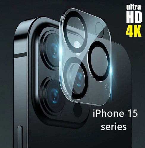 Vitre Verre Appareil Photo iPhone 16 15 14 13 12 Pro MAX Camera Lens Protection - Imagen 8 de 26