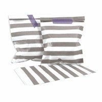 50 Frau Wundervoll PapiertüTen Taupe, Streifen Candy Bag Candy Bar