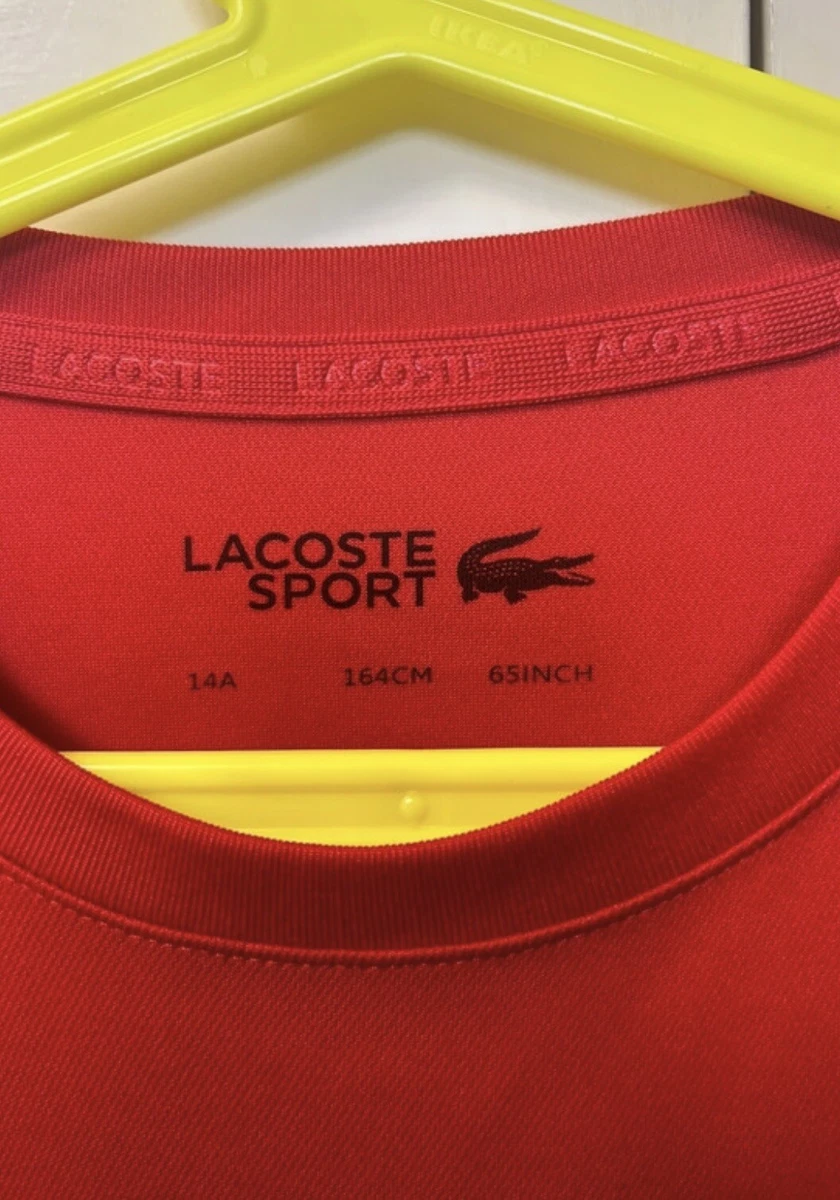 Lacoste Junior T Shirt Age 14 Years ultra dry eBay
