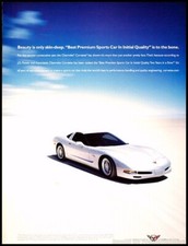 2002 Chevrolet Corvette Vintage Advertisement Print Art Car Ad J358