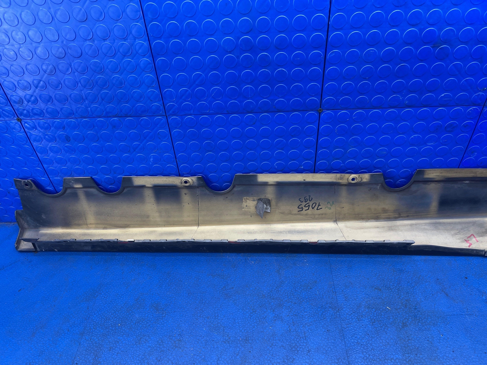 LAMBORGHINI GALLARDO OEM LEFT SIDE SKIRT ROCKER MOULDING NERO NOCTIS (LY9B)