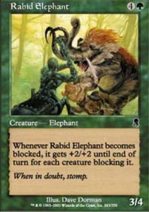 Rabid Elephant x4 - Odyssey - NM-Mint, English - Odyssey