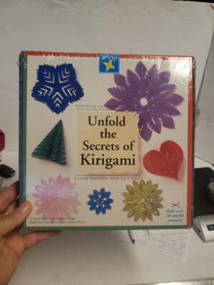 NEW Unfold The Secrets of Kirigami Kit Art of Paper Folding & Cutting KIDS CRAFT