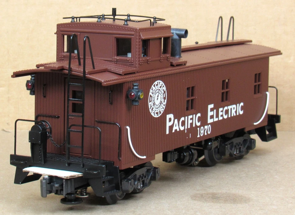 K-Line K616-4031 Pacific Electric Wood-Sided Caboose w/Smoke O-Gauge NIB - Image 4 of 4