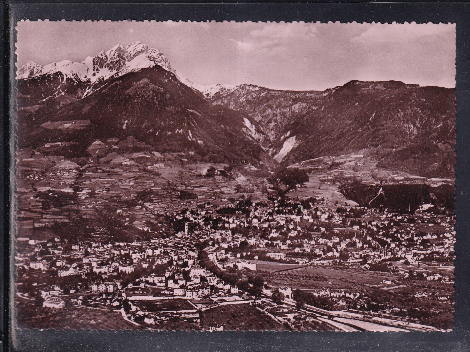 Cartolina Merano Meran Panorama DA1596